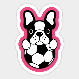 Soccer Dog - Love Dogs - Gift For Dog Lover Sticker